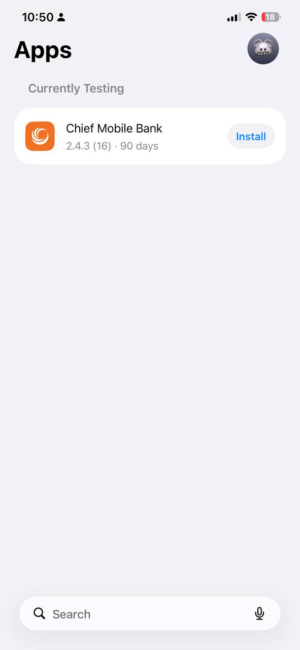 Step 2.3 - TestFlight App Opens